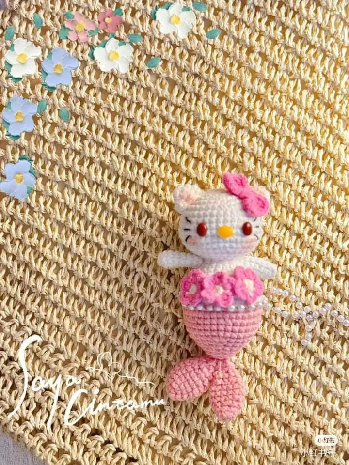 รวมแพทเทิร์นพวงกุญแจ: ดอกทานตะวัน, เชอร์รี่, ทิวลิป และกระต่าย (ชุดที่ 2)