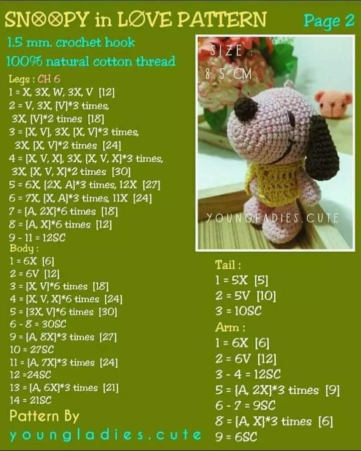 รวมแพทเทิร์นพวงกุญแจ: ดอกทานตะวัน, เชอร์รี่, ทิวลิป และกระต่าย (ชุดที่ 2)