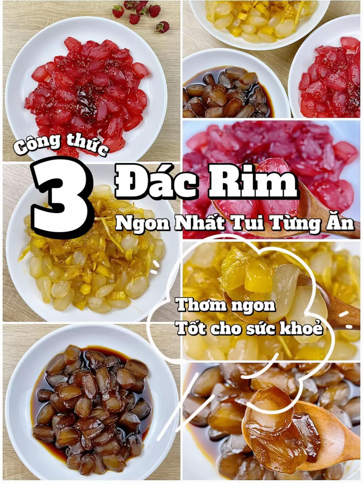 3 Cách Làm Đác Rim Ngon Nhất: Phúc Bồn Tử, Thơm Và Chè Đác