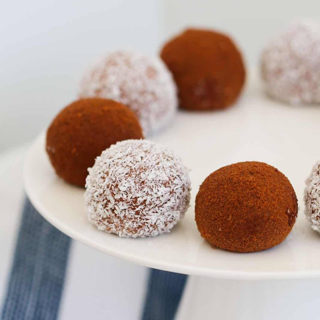 3 Ingredient Chocolate Tim Tam Balls with Milo and Coconut Coating