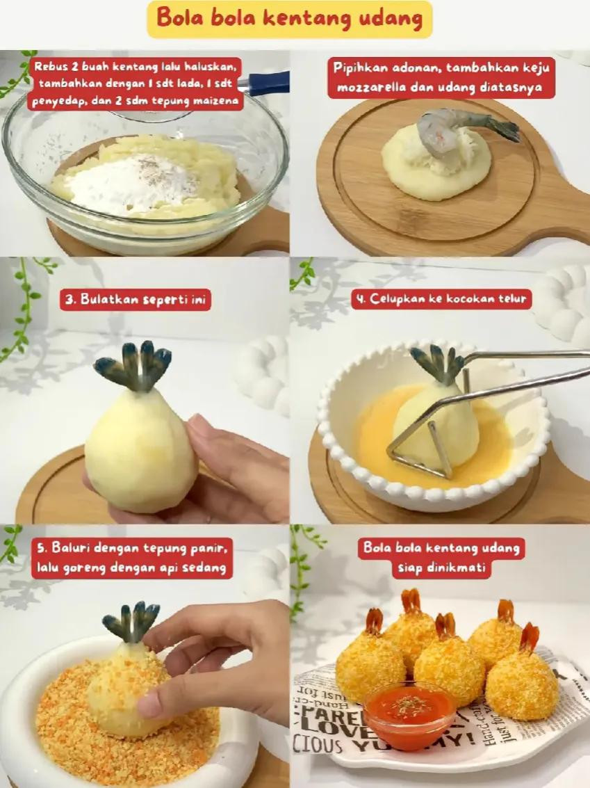 4 Cemilan Kentang Wajib Dicoba: Bola-bola Udang, Cheese Stick, Mini Kroket & Potato Spiral