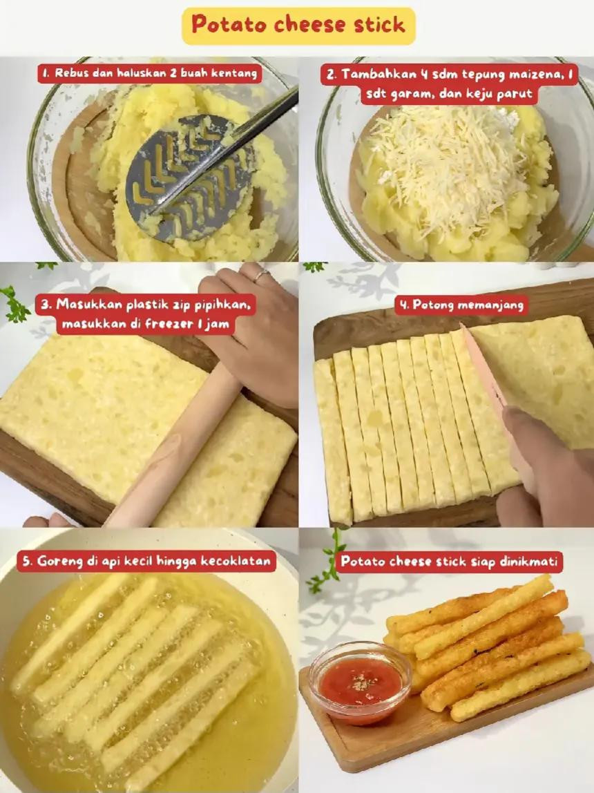 4 Cemilan Kentang Wajib Dicoba: Bola-bola Udang, Cheese Stick, Mini Kroket & Potato Spiral
