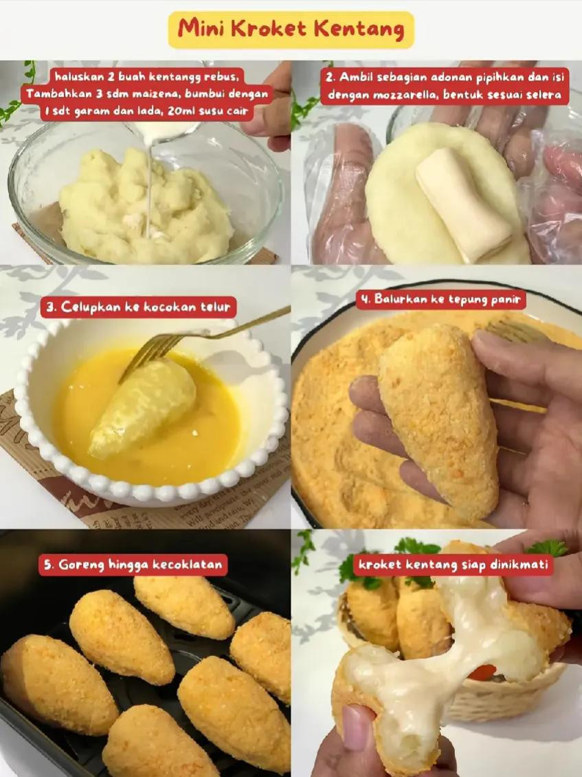 4 Cemilan Kentang Wajib Dicoba: Bola-bola Udang, Cheese Stick, Mini Kroket & Potato Spiral