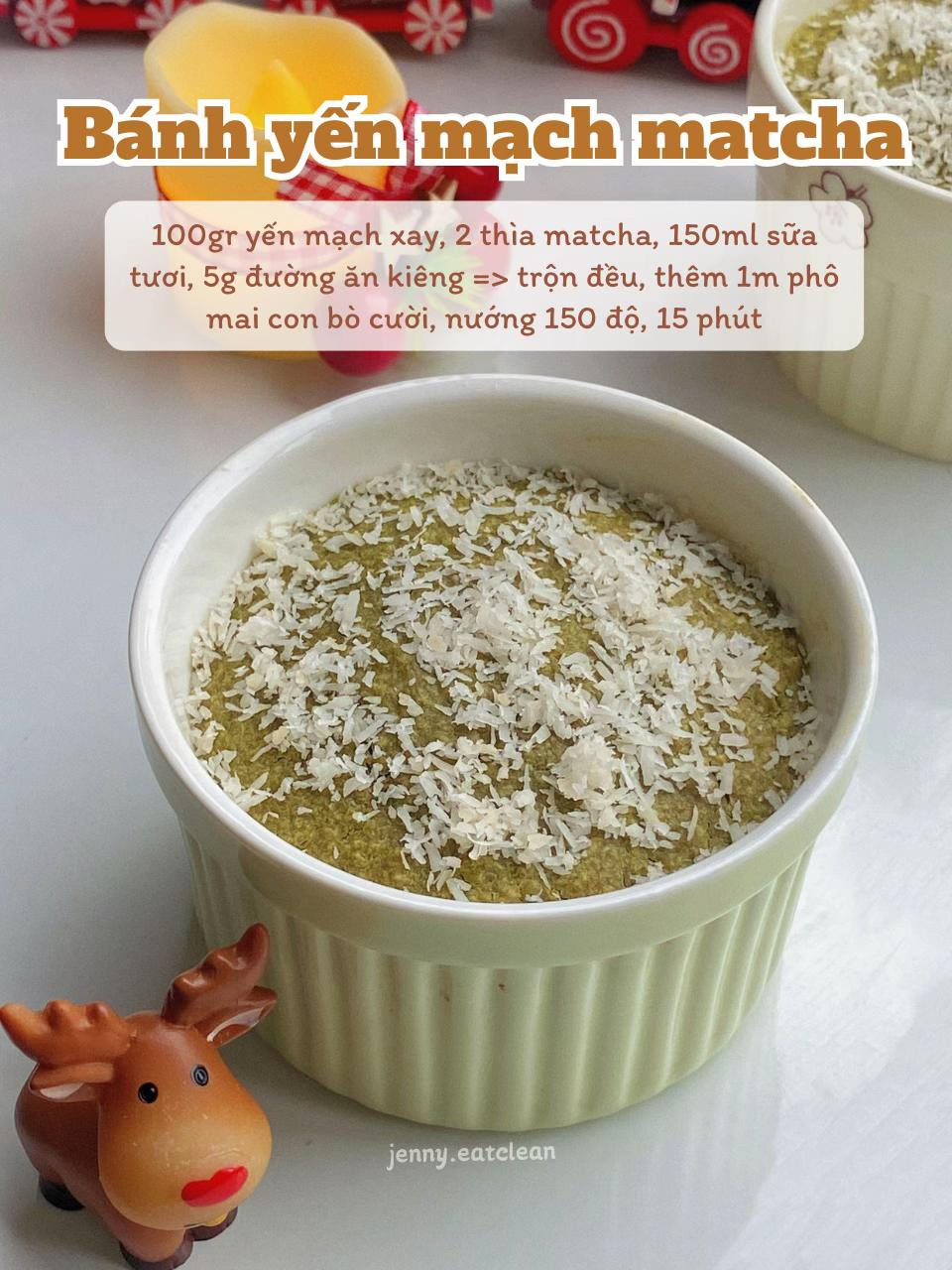 4 công thức làm bánh từ yến mạch: Matcha, phô mai, choco và yến mạch matcha kitkat