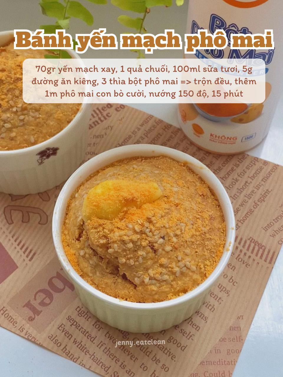 4 công thức làm bánh từ yến mạch: Matcha, phô mai, choco và yến mạch matcha kitkat