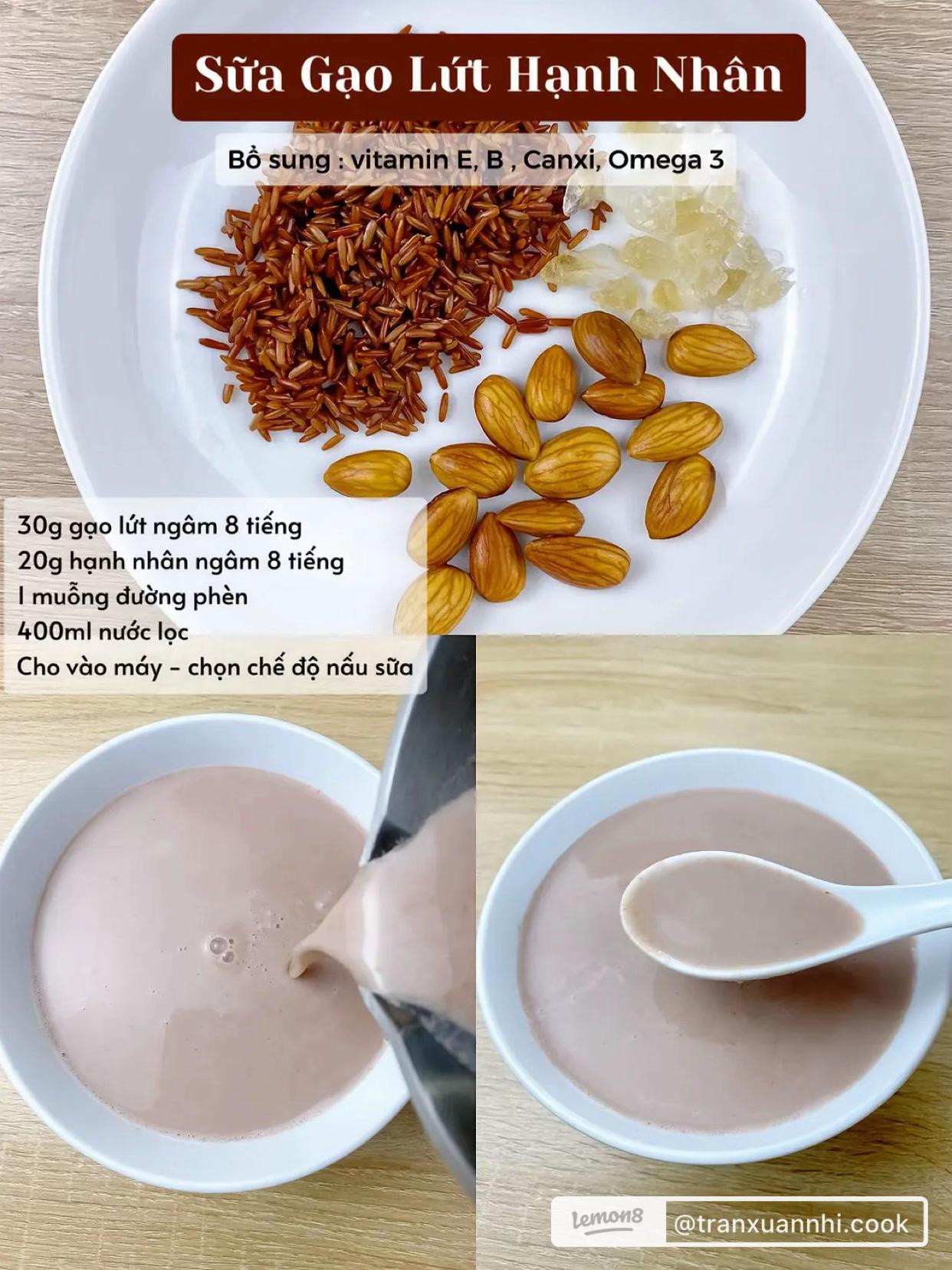 4 Công Thức Sữa Hạt Dinh Dưỡng Đơn Giản Tại Nhà