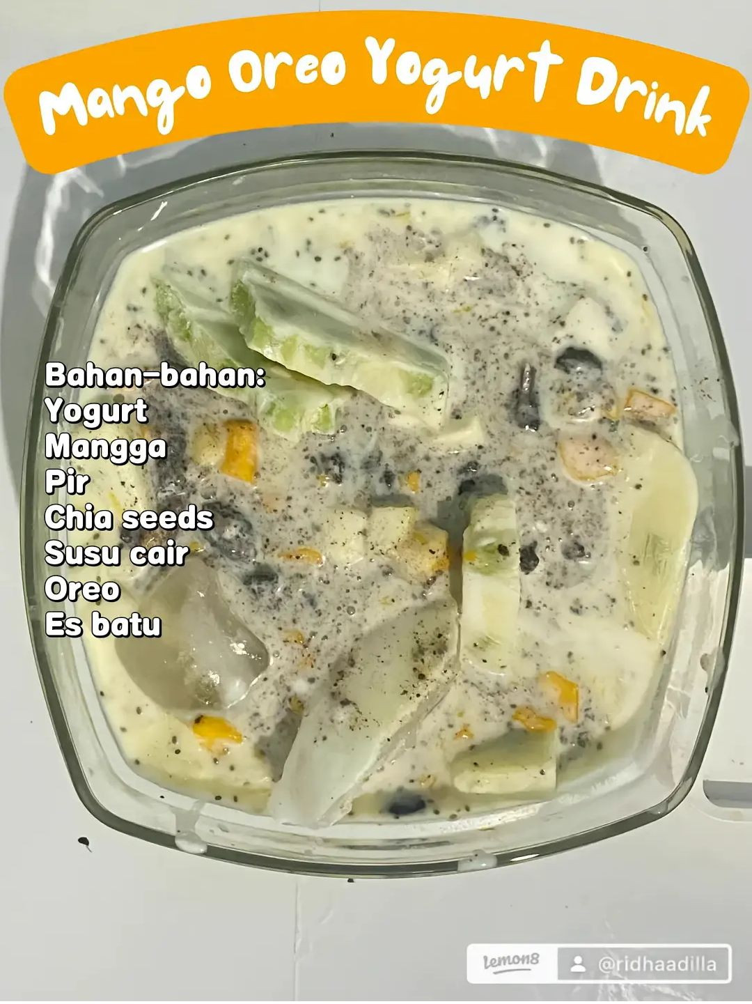 4 Ide Takjil Serba Mangga: Es Campur, Smoothie Oat & Milk, Mango Oreo Yogurt Drink, và Mango Sago