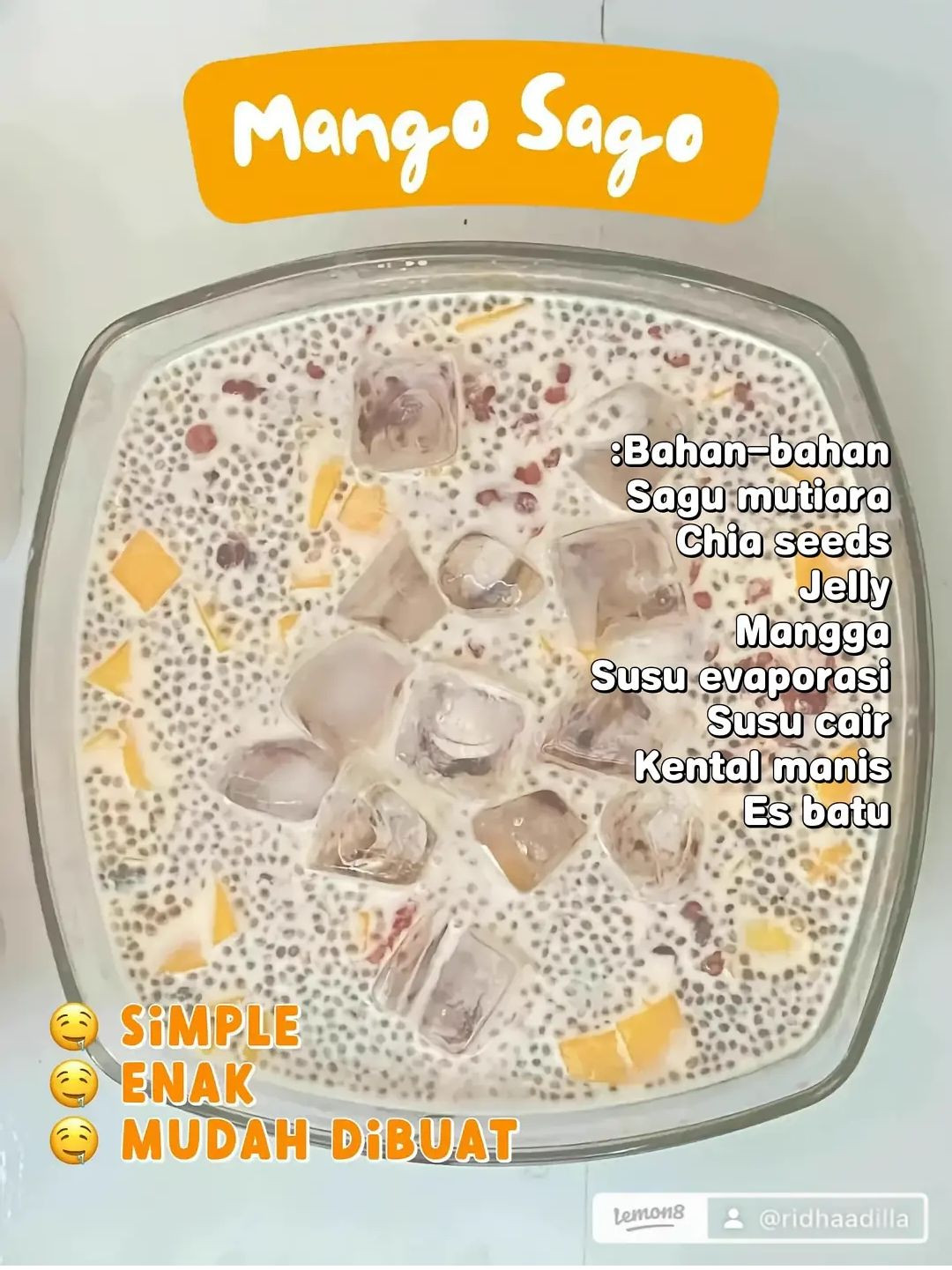 4 Ide Takjil Serba Mangga: Es Campur, Smoothie Oat & Milk, Mango Oreo Yogurt Drink, và Mango Sago