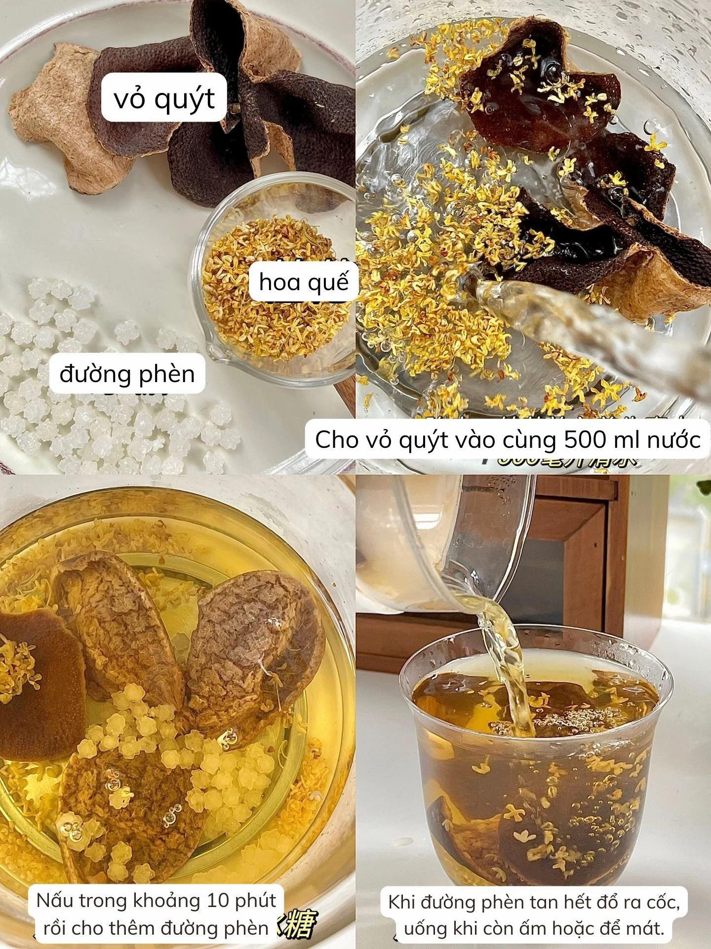 4 loại trà thơm đẹp da: Trà vỏ quýt hoa quế, trà nhài bưởi và các công thức trà dưỡng nhan