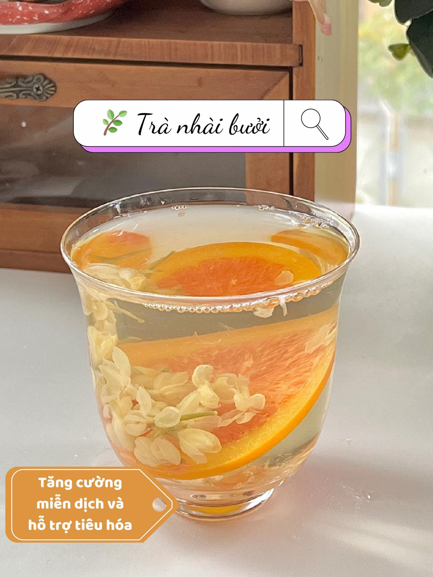 4 loại trà thơm đẹp da: Trà vỏ quýt hoa quế, trà nhài bưởi và các công thức trà dưỡng nhan