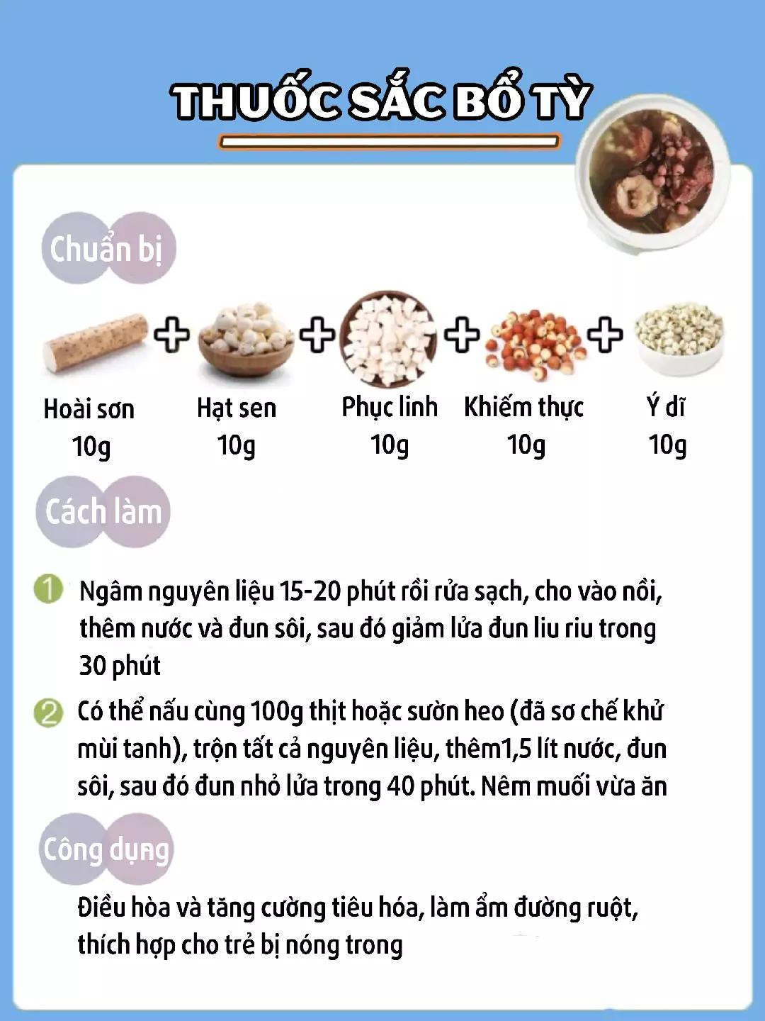4 món canh bổ tỳ vị giúp bé ăn như gió: Súp táo sơn tra, súp 3 sao, súp tứ thần và thuốc sắc bổ tỳ