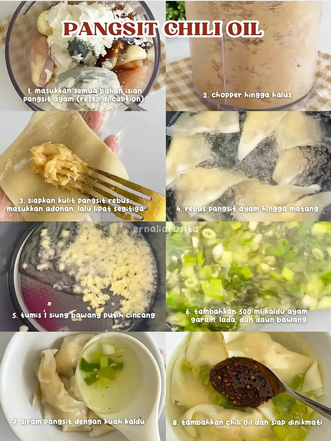 4 Resep Jajanan Pedas Viral: Pangsit Chili Oil, Seblak Cobek, Mie Pedas dan Ceker Pedas