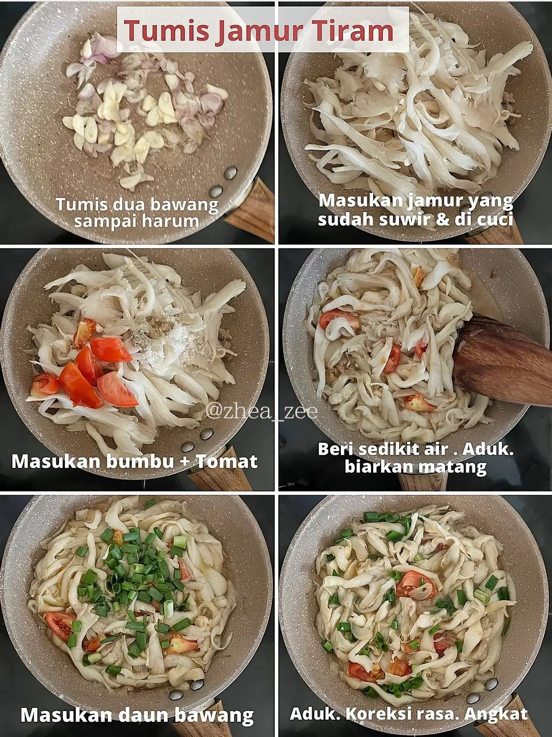 4 Resep Tumisan Cuma Satu Bahan Utama: Jamur Tiram, Kangkung, Labu Siam & Brokoli