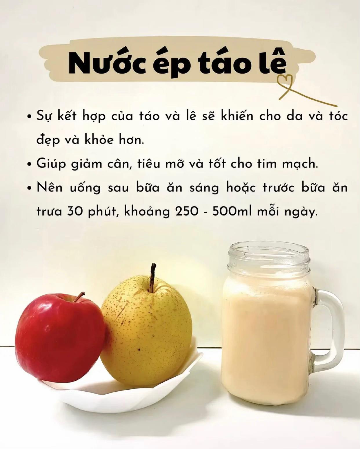 4 thức uống đẹp da đẹp dáng: Nước ép lựu, táo lê, ổi và lê dưa chuột