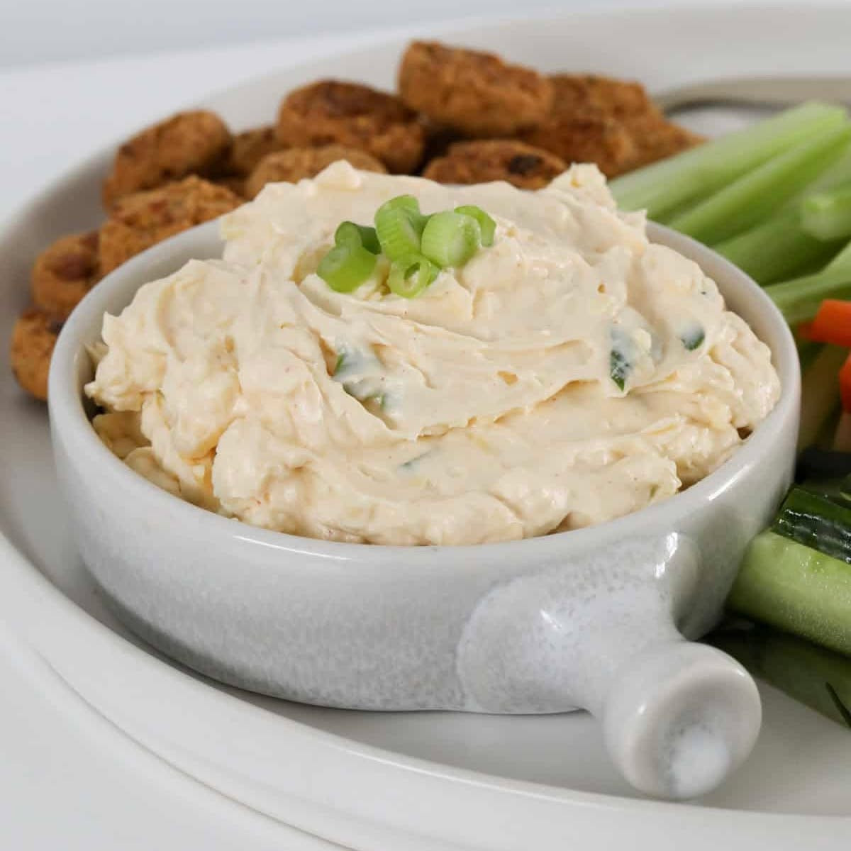 5-Minute Cream Cheese Dip with Sweet Chilli and Spring Onions