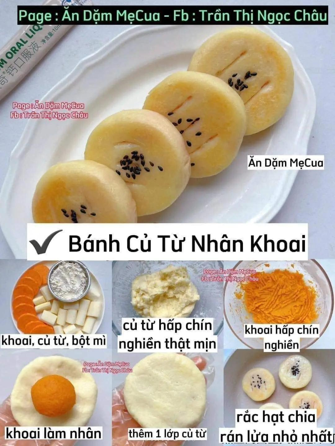 6 Công Thức Bánh Rau Củ Hấp Không Trứng Cho Bé Ăn Dặm