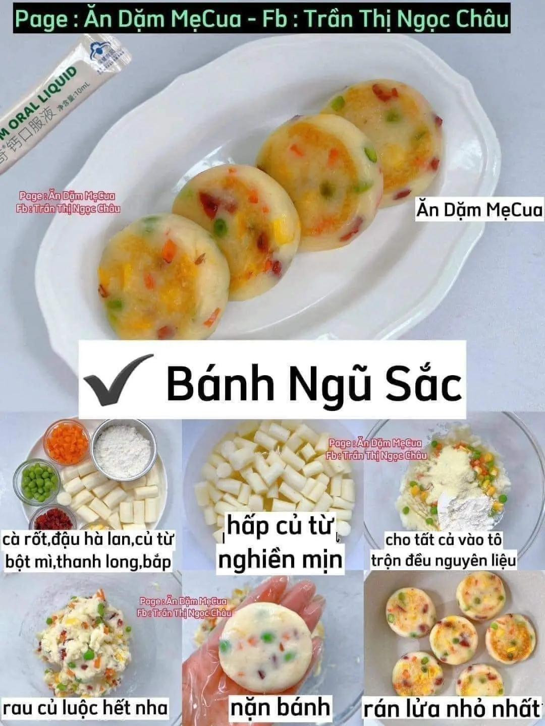 6 Công Thức Bánh Rau Củ Hấp Không Trứng Cho Bé Ăn Dặm