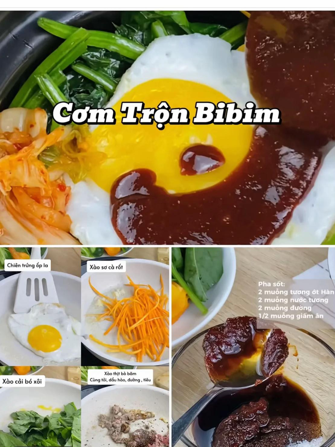 6 Công Thức Món Trộn Ngon Chỉ Trong 10 Phút: Cơm Teriyaki, Bibim, Mì Hàn Quốc