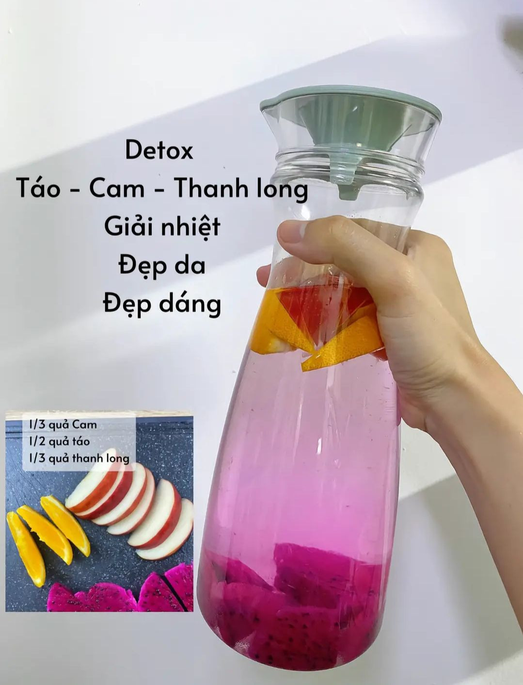 6 Công Thức Nước Detox Giảm Cân Siêu Tốc, Đẹp Da Và Săn Dáng Từ Trái Cây