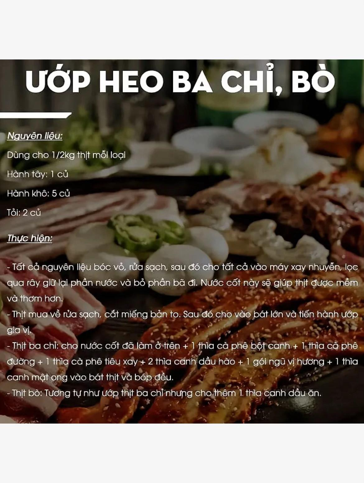 6 Công thức ướp món nướng thơm ngon nhất: Tôm sú, Mực tươi, Sườn mật ong và Heo ba chỉ