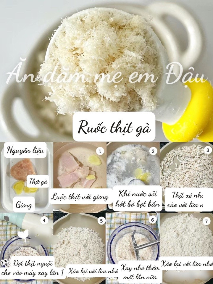 6 Loại Ruốc Dinh Dưỡng Cho Bé Yêu: Cá Hồi, Bò, Gà, Tôm, Thịt Heo Cải Bó Xôi