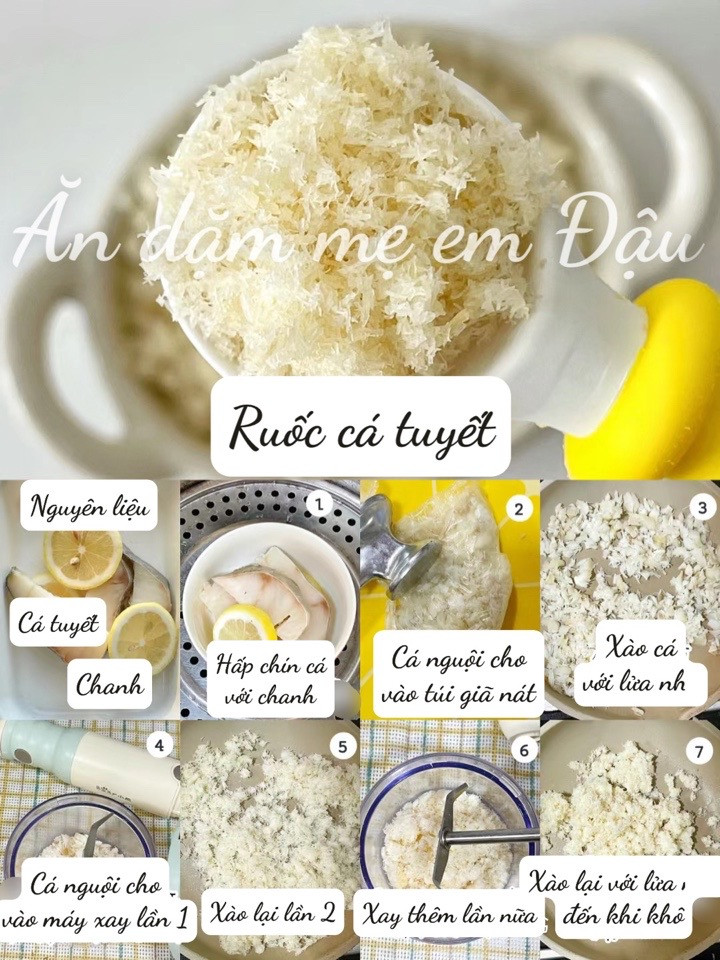 6 Loại Ruốc Dinh Dưỡng Cho Bé Yêu: Cá Hồi, Bò, Gà, Tôm, Thịt Heo Cải Bó Xôi