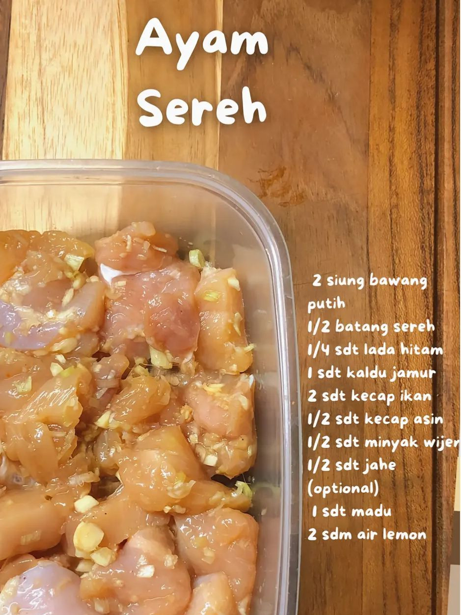 8 Bumbu Marinasi Ayam: Marinasi Sederhana, BBQ, Mayo, và Sereh