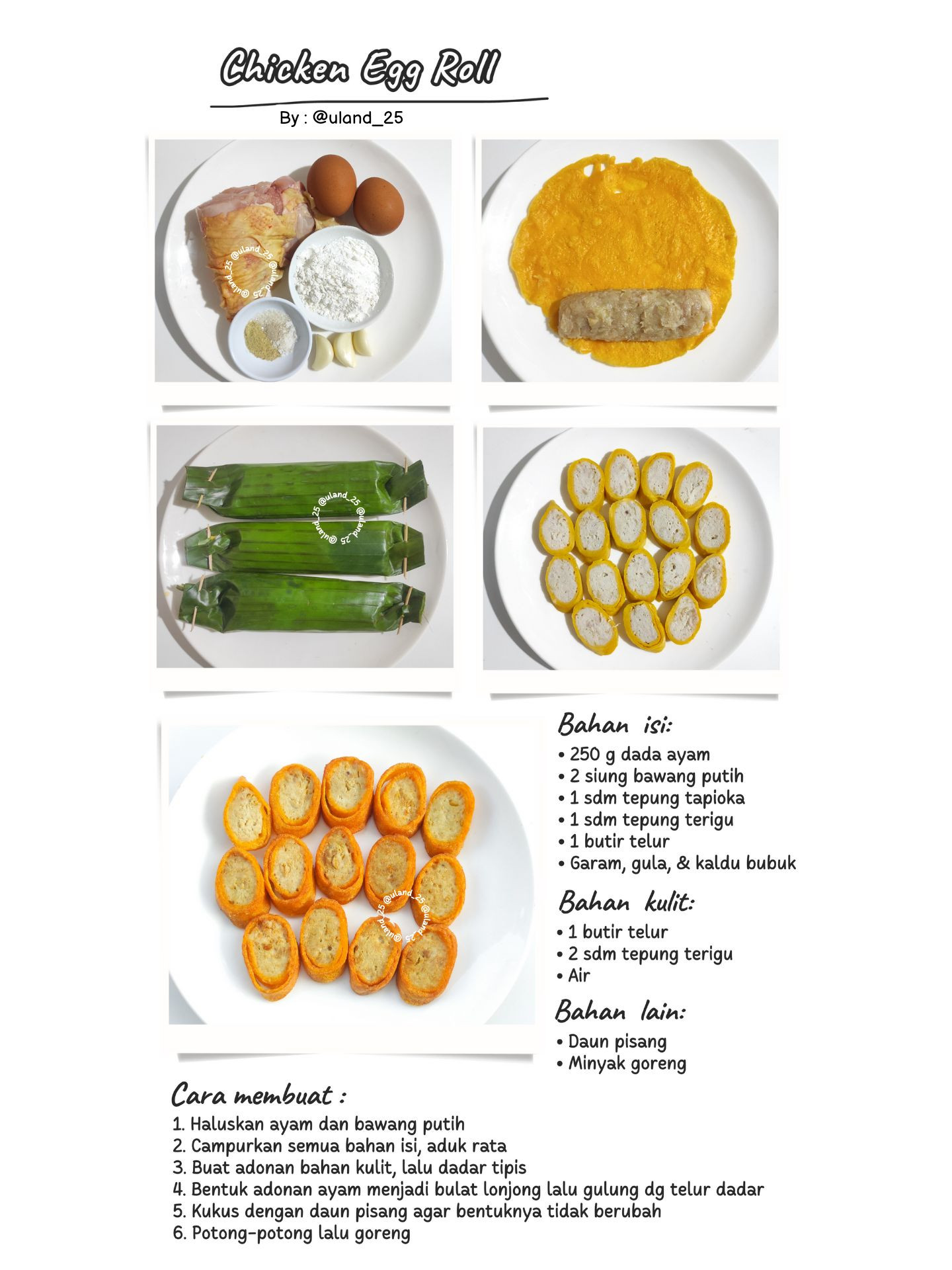 9 Ide Menu Ayam Sederhana: Ayam Chilli Padi, Chicken Egg Roll Ala Hokben, dan 7 Resep Varian Ayam Goreng & Bakar