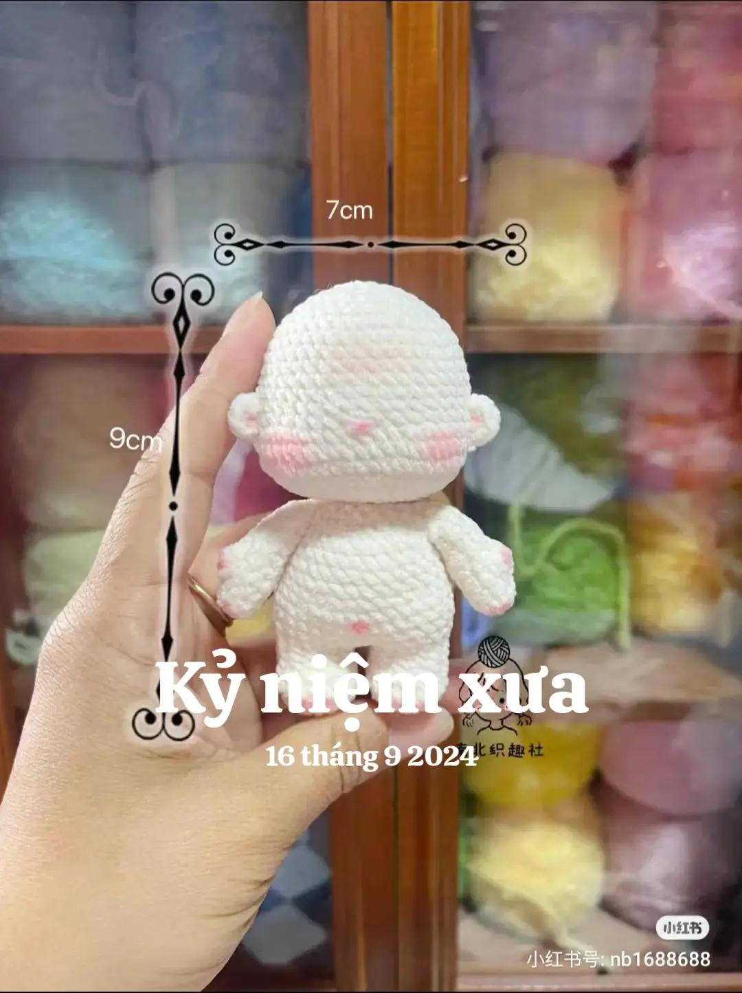 9cm Amigurumi Doll Base Pattern Chart in Chinese