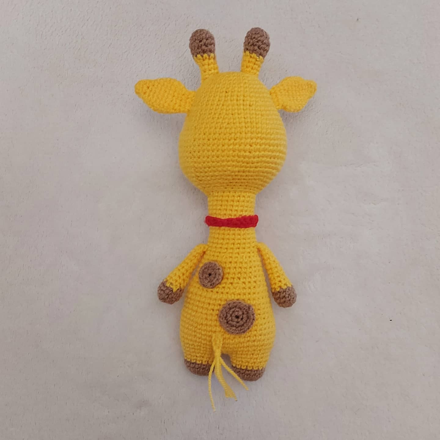 آموزش کامل بافت جیمز زرافه (James Giraffe) - طرح مینیاتوری زرد و قهوه‌ای