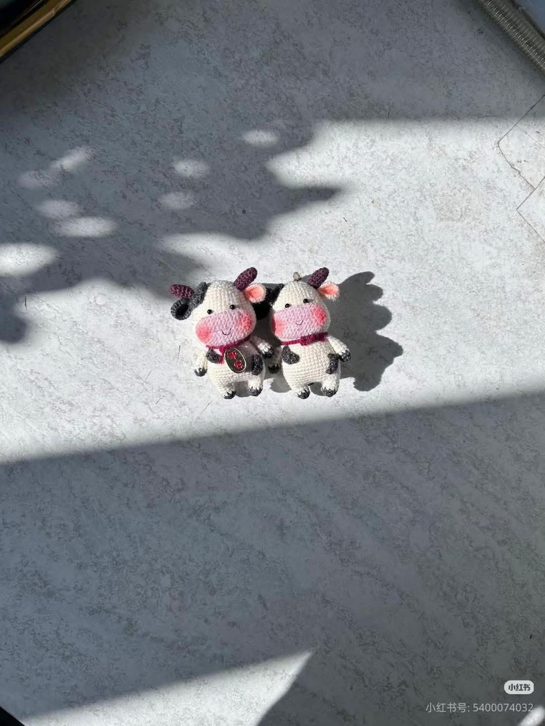 Adorable Crochet Cow Amigurumi Pattern Chart