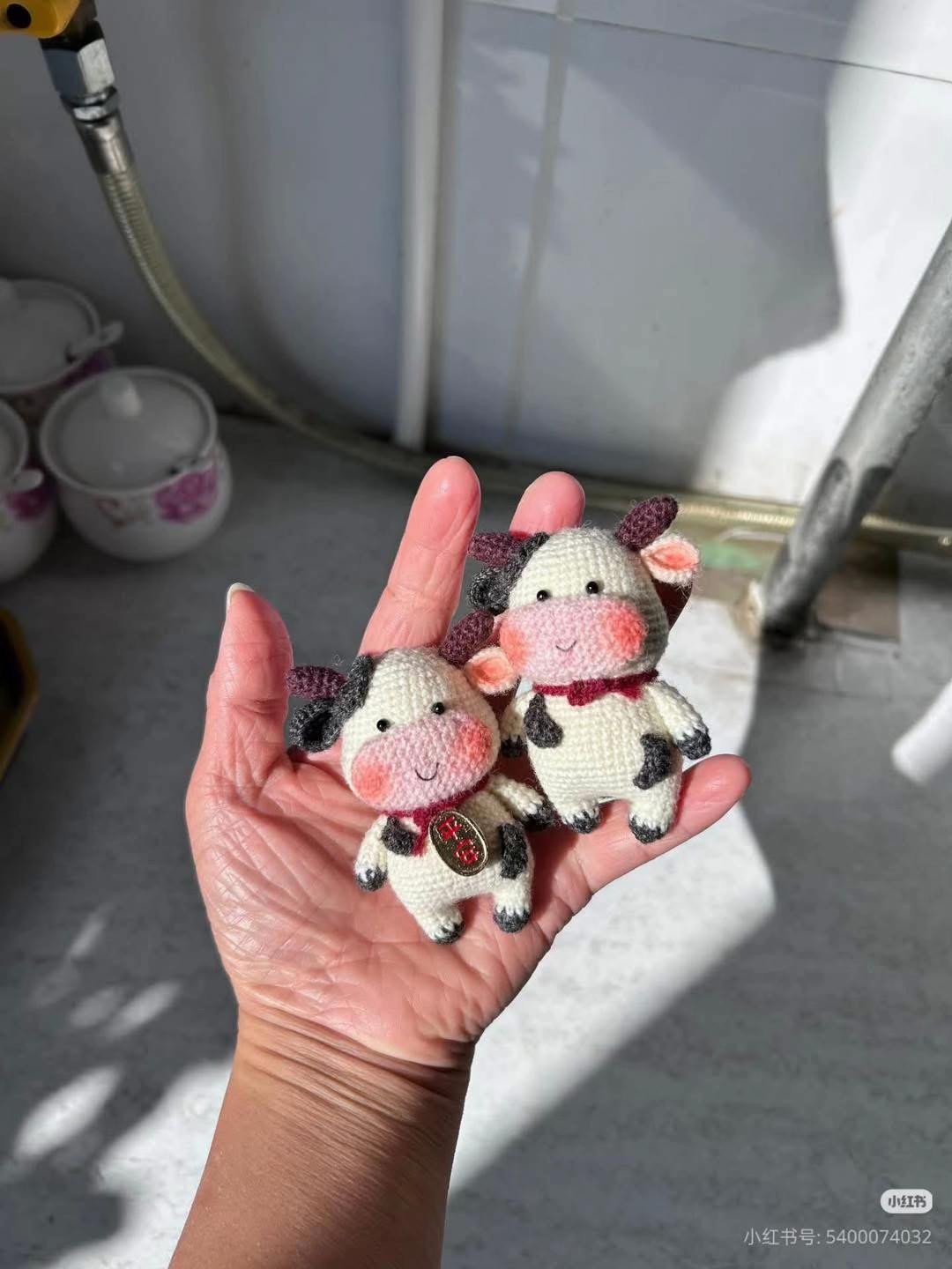 Adorable Crochet Cow Amigurumi Pattern Chart