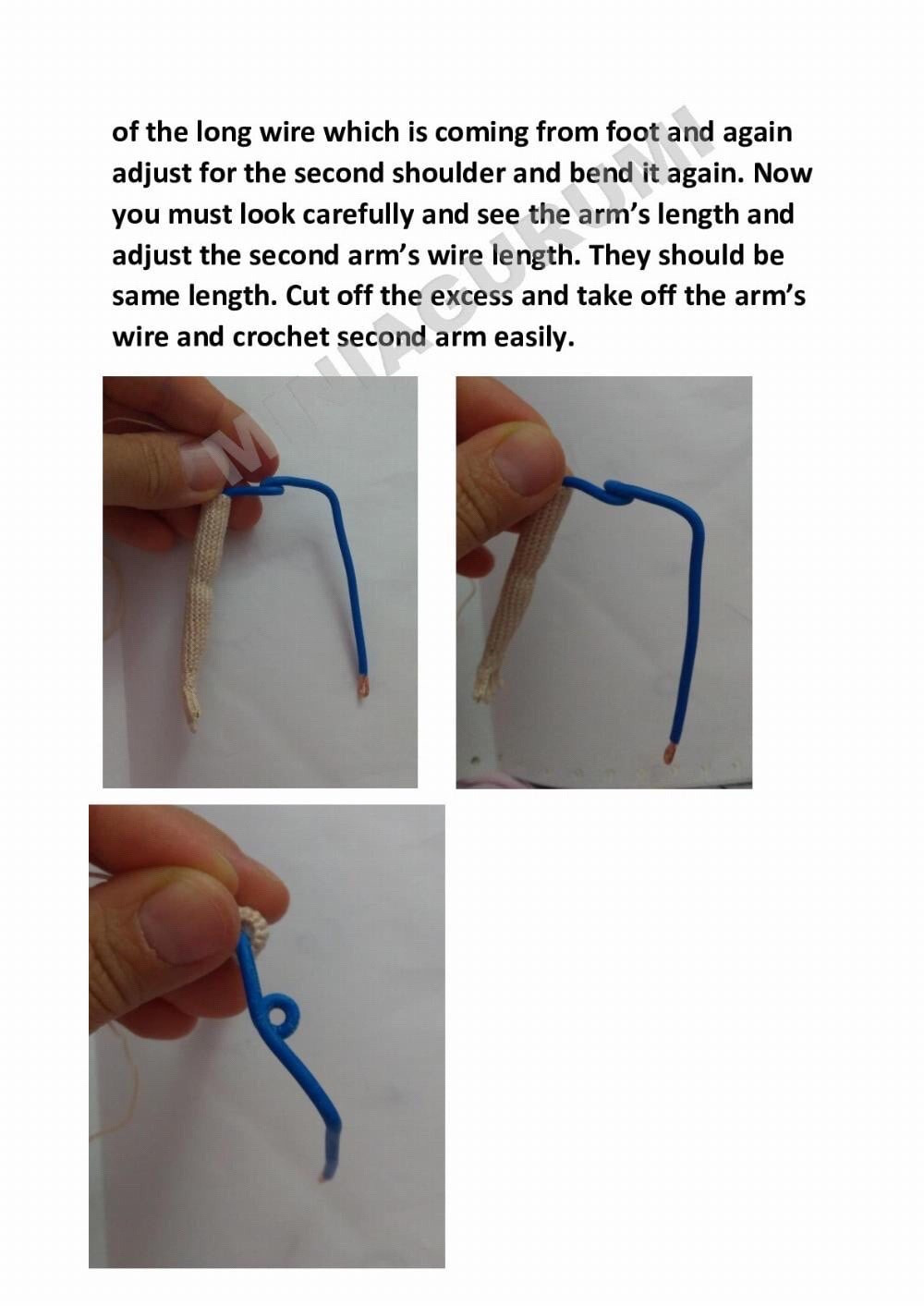 Advanced Crochet Pattern for Articulated Amigurumi Doll Legs and Body by Miniaigurumi