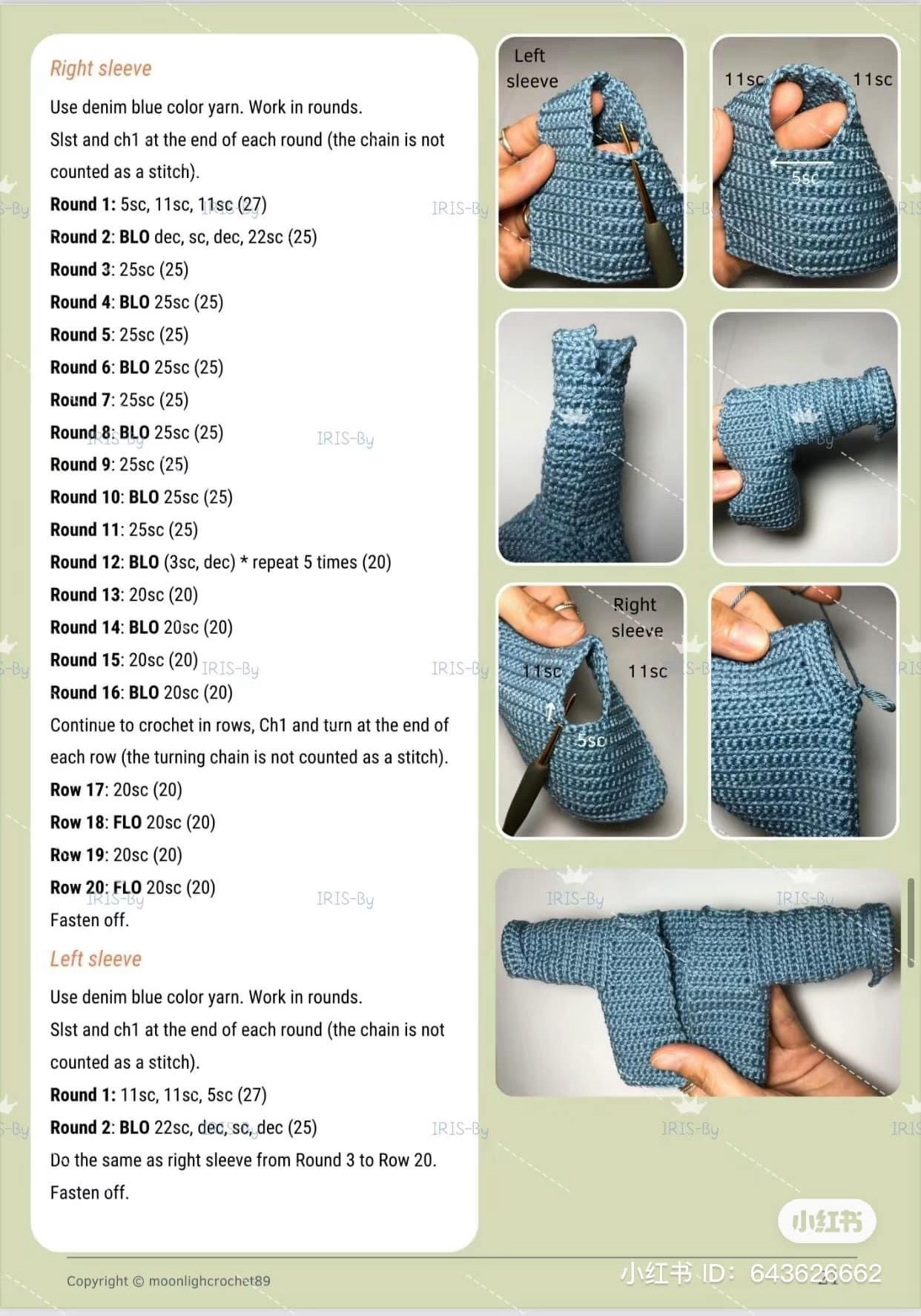 Alana Doll Crochet Pattern: Arms, Legs and Body Tutorial