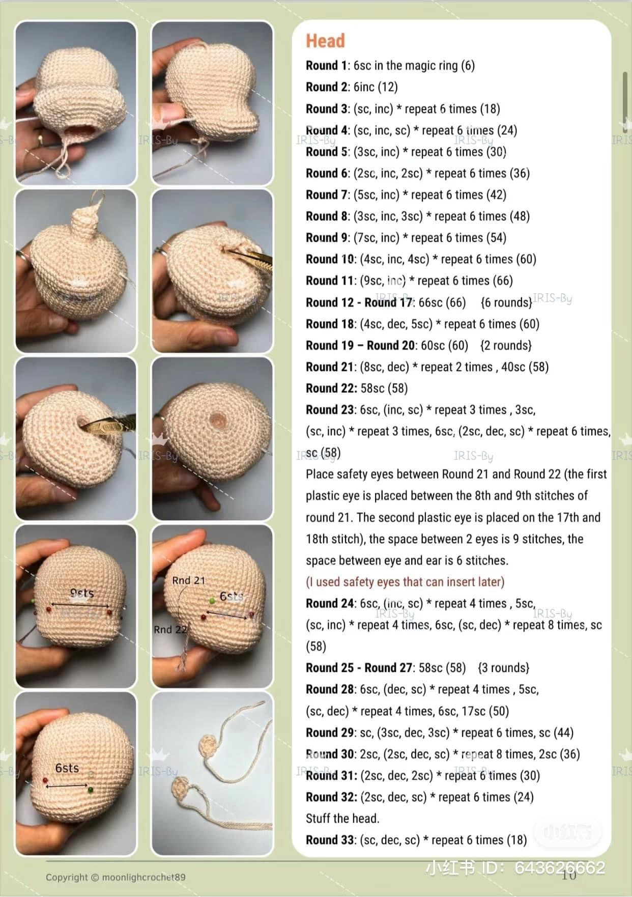 Alana Doll Crochet Pattern: Arms, Legs and Body Tutorial