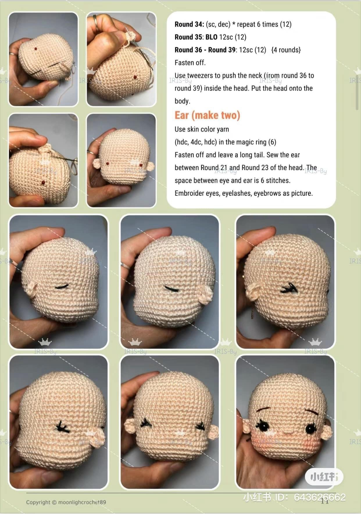 Alana Doll Crochet Pattern: Arms, Legs and Body Tutorial