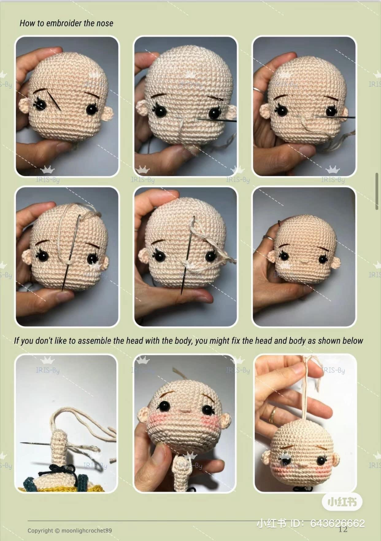 Alana Doll Crochet Pattern: Arms, Legs and Body Tutorial