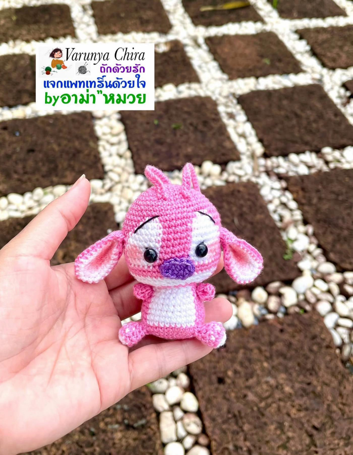 Amigurumi Angel Pink Stitch Pattern Free