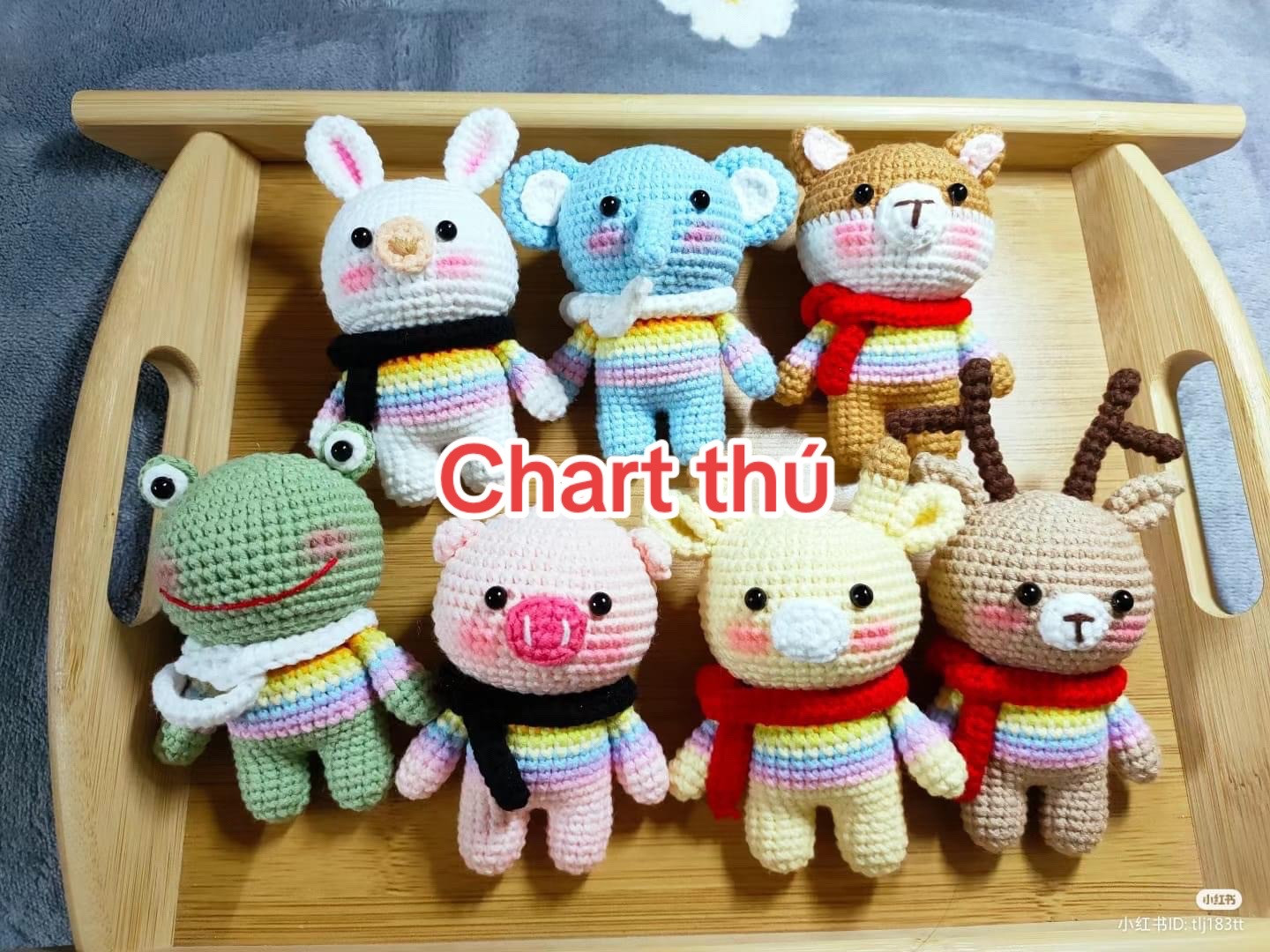 Amigurumi Animals Crochet Chart Pattern