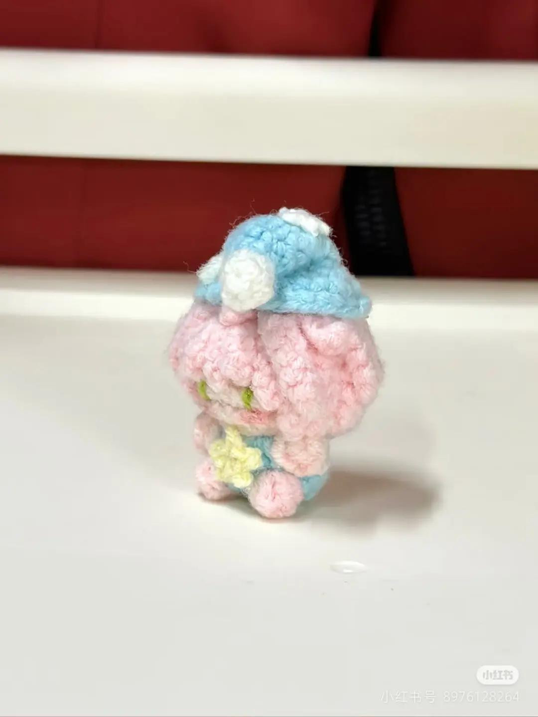 Amigurumi Anya Chart: Pink Candy Doll Crochet Pattern