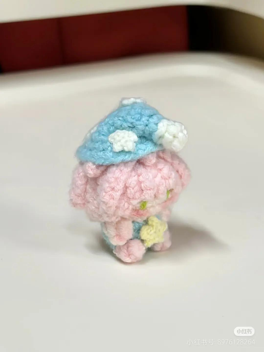 Amigurumi Anya Chart: Pink Candy Doll Crochet Pattern