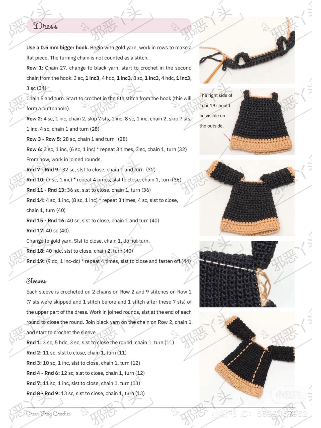 Amigurumi Anya Doll Crochet Pattern Tutorial