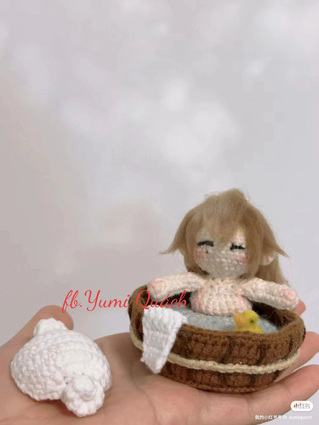 Amigurumi Baby in Bathtub Crochet Pattern Tutorial