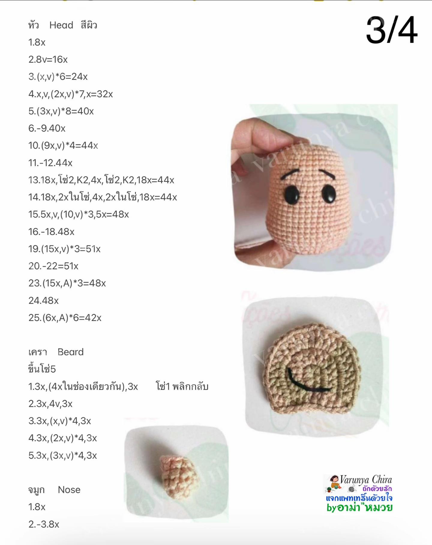 Amigurumi Berney Doll Crochet Pattern