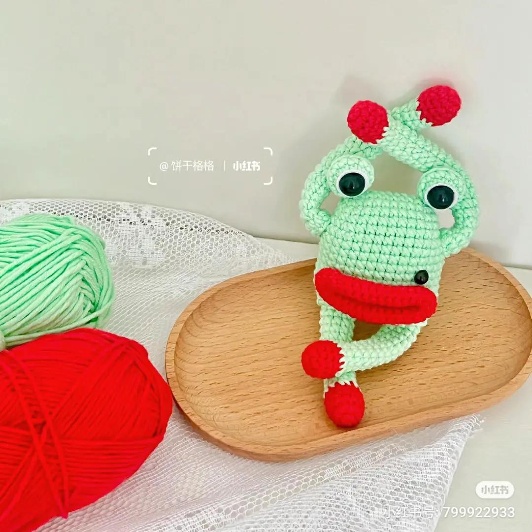Amigurumi Big Mouth Frog Crochet Pattern Chart