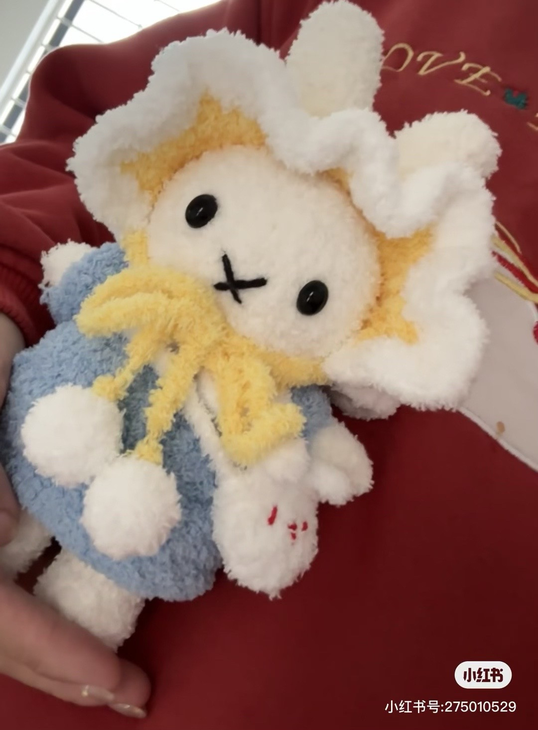 Amigurumi Bunny Rabbit Crochet Pattern Chart with Dress