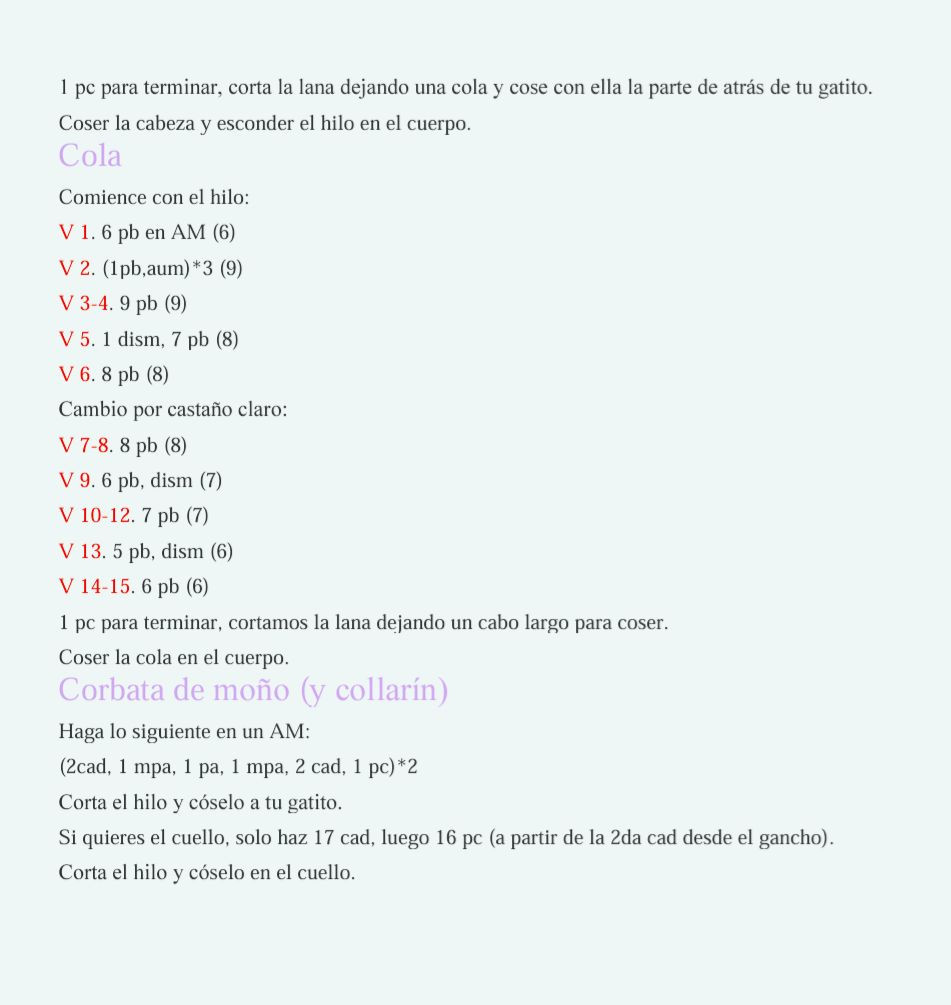 Amigurumi Caramelo Gatito: Patrón PDF Gratis