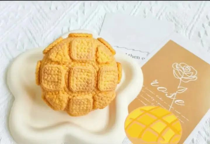 Amigurumi Crochet Chart: Cute Pineapple Bun Dumpling Pattern