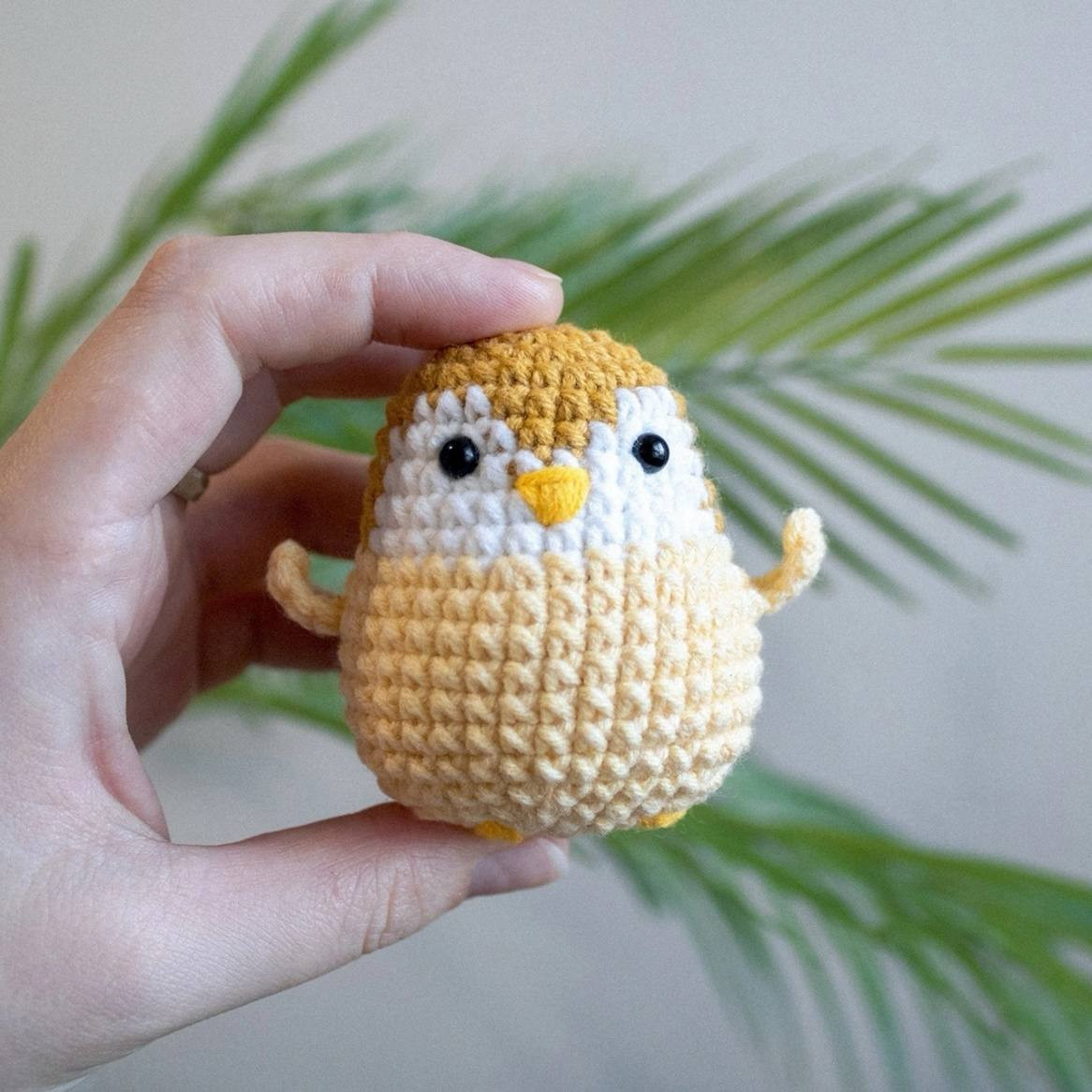 Amigurumi Crochet Pattern for a Cute Little Chick Doll