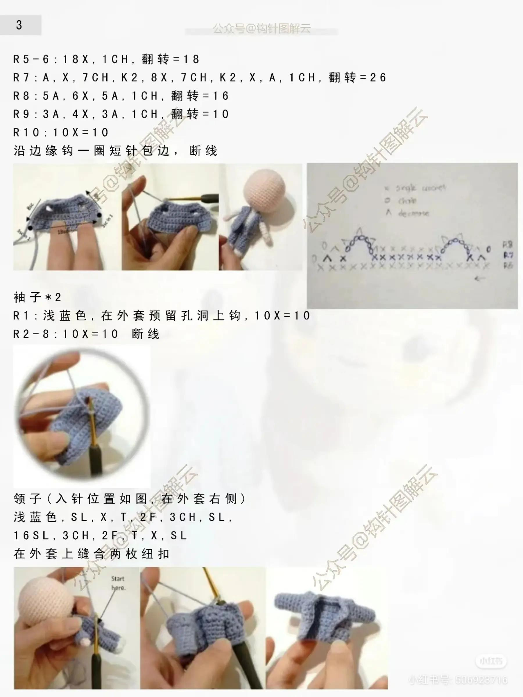 Amigurumi Crochet Pattern for Groom and Bride Dolls with Detailed Stitch Instructions